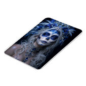 Saphir-Mond-Calavera – Blauer Himmel Magnet (Linke Seite)