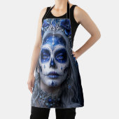 Saphir-Mond-Calavera – Blauer Himmel Schürze (InSitu)