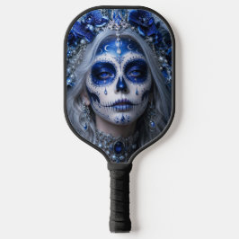 Saphir-Mond-Calavera – Blaues Himmelsgewölbe Pickleball Schläger