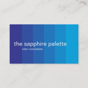 Saphir Ombre Platten Visitenkarte