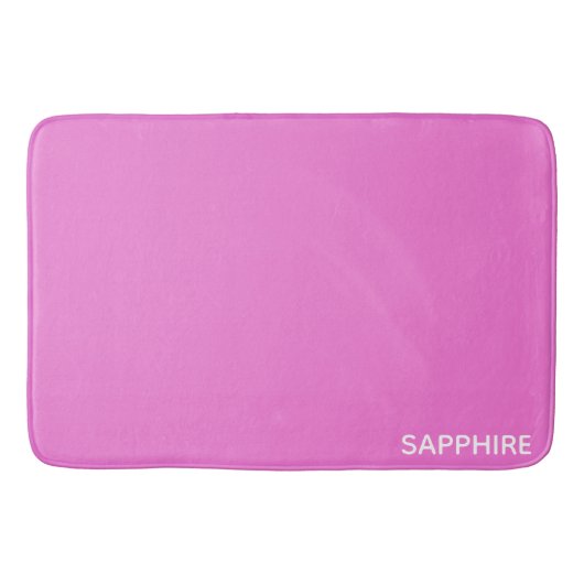 Saphir pink farbname badematte (Vorderseite)