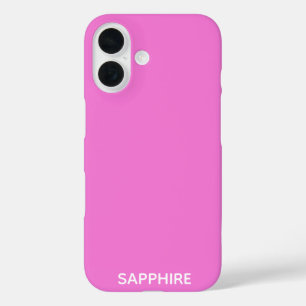 Saphir pink farbname iPhone 16 hülle