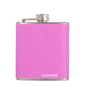 Saphir pink farbname flachmann (Vorderseite)