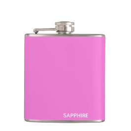 Saphir pink farbname flachmann