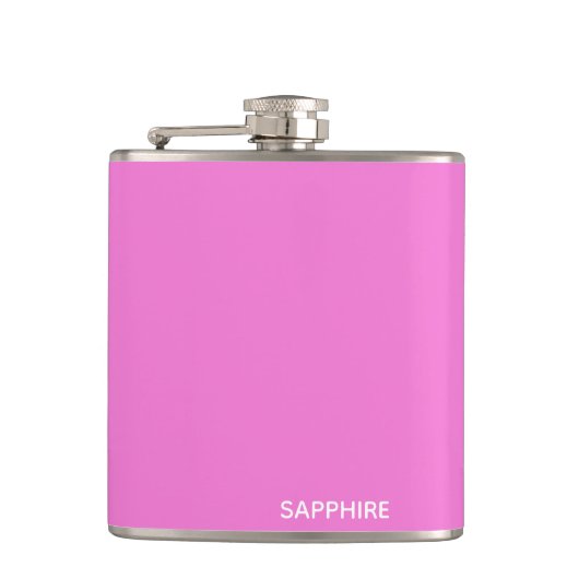 Saphir pink farbname flachmann (Vorderseite)