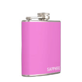 Saphir pink farbname flachmann (Rechts)