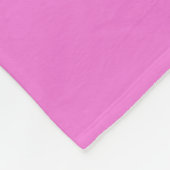 Saphir pink farbname fleecedecke (Ecke)