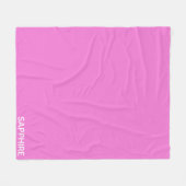 Saphir pink farbname fleecedecke (Vorderseite (Horizontal))