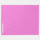 Saphir pink farbname fleecedecke (Vorderseite (Horizontal))