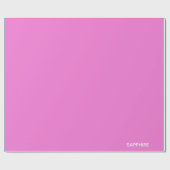 Saphir pink farbname geschenkpapier (Flach)
