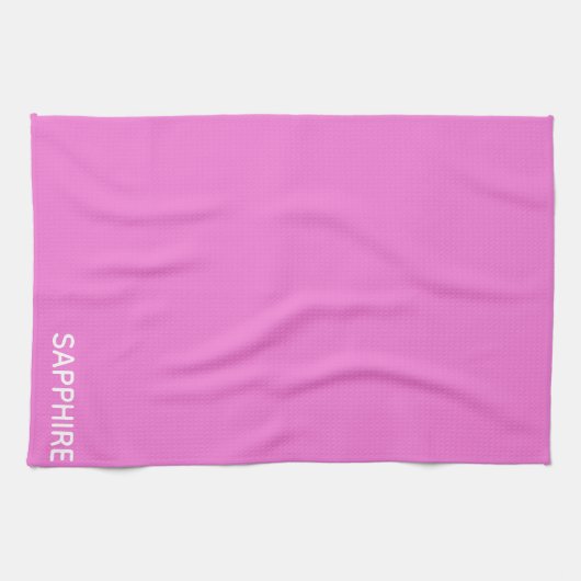 Saphir pink farbname geschirrtuch (Horizontal)