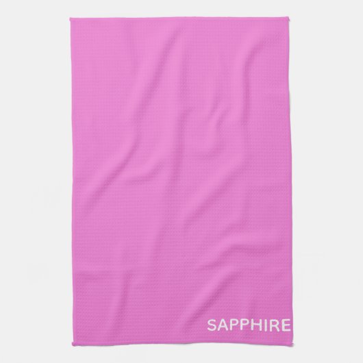 Saphir pink farbname geschirrtuch (Vertikal)