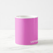 Saphir pink farbname kaffeetasse (Mittel)