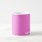 Saphir pink farbname kaffeetasse (Mittel)
