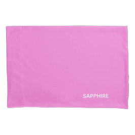 Saphir pink farbname kissenbezug
