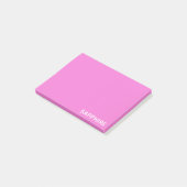 Saphir pink farbname post-it klebezettel (angewinkelt)