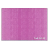 Saphir pink farbname schneidebrett (Vorderseite)
