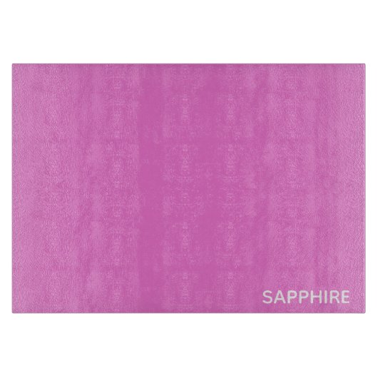 Saphir pink farbname schneidebrett (Vorderseite)