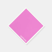 Saphir pink farbname serviette (Ecke)