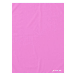 Saphir pink farbname tischdecke