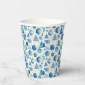 Saphir-Prism-Mosaik Pappbecher (Rechts)