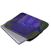 Saphir Ruhe Laptopschutzhülle (Vorne Knopf)