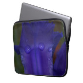 Saphir Ruhe Laptopschutzhülle (Vorderseite Links)