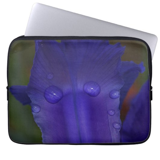 Saphir Ruhe Laptopschutzhülle (Vorderseite)
