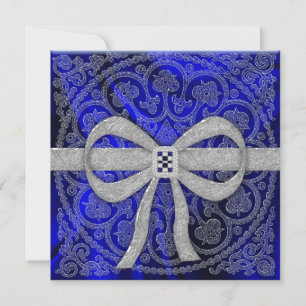 Saphir-Seiden-Party-Einladung Einladung