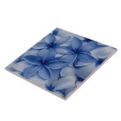 Saphir und Azure-Blume Fliese (Seite)