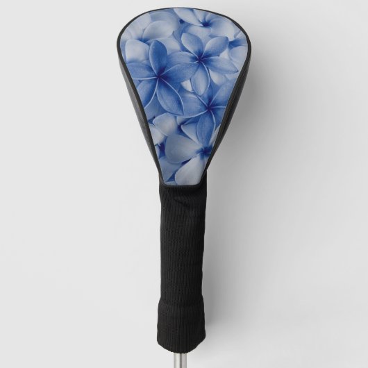 Saphir und Azure-Blume Golf Headcover (Vorderseite)
