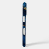 Saphir Velours Luxus Tief Saphirblau Case-Mate iPhone Hülle (Rückseite / Rechts)