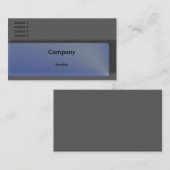 Saphir-Visitenkarte Visitenkarte (Vorne/Hinten)