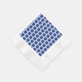 Saphir zum 65. Jahrestag Serviette (Ecke)
