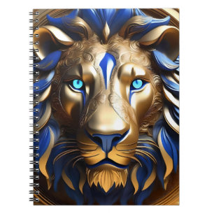Saphirblauer und goldener Löwe, Notizblock