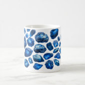 Saphirblaues Muster Kaffeetasse (Mittel)