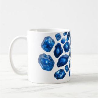Saphirblaues Muster Kaffeetasse