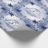 Saphire 45. Wedding Anniversary Wrapper Geschenkpapier (Ecke)