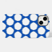 Saphire Asian Moods Ikat Dots Case-Mate iPhone Hülle (Rückseite (Horizontal))