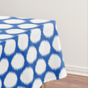 Saphire Asian Moods Ikat Dots Tischdecke