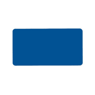 Saphire Blue Personalisiert Dark Color Background Adressaufkleber