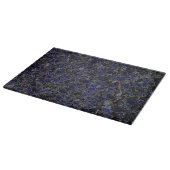 Saphire Blue Stones mit Glanz Schneidebrett (Ecke)
