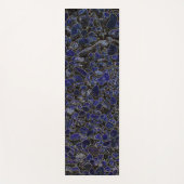 Saphire Blue Stones mit Glanz Yogamatte (Vorderseite)