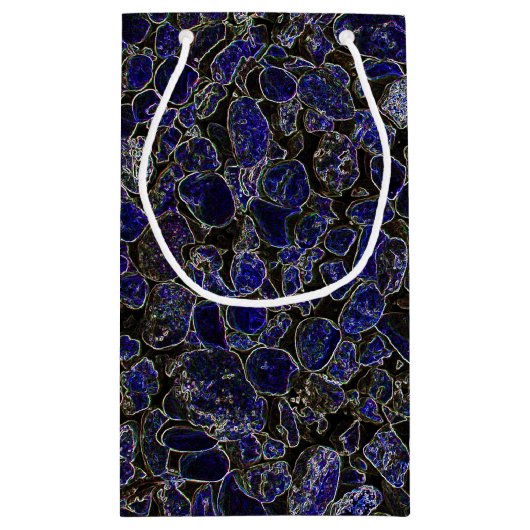 Saphire Blue Stones mit Radiant Glow Kleine Geschenktüte (Rückseite)