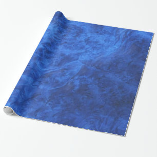 Saphire Blue Velvet Wrapping Paper Geschenkpapier
