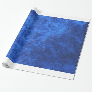 Saphire Blue Velvet Wrapping Paper Geschenkpapier