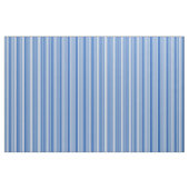 Saphire Blue & White Streifen Stoff (Yard (91,4 cm))