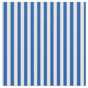 Saphire Blue & White Streifen Stoff