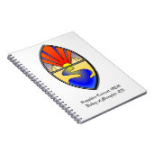 Saphire Current Lamen Notebook Notizblock (Rechte Seite)