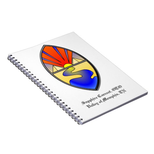 Saphire Current Lamen Notebook Notizblock (Rechte Seite)